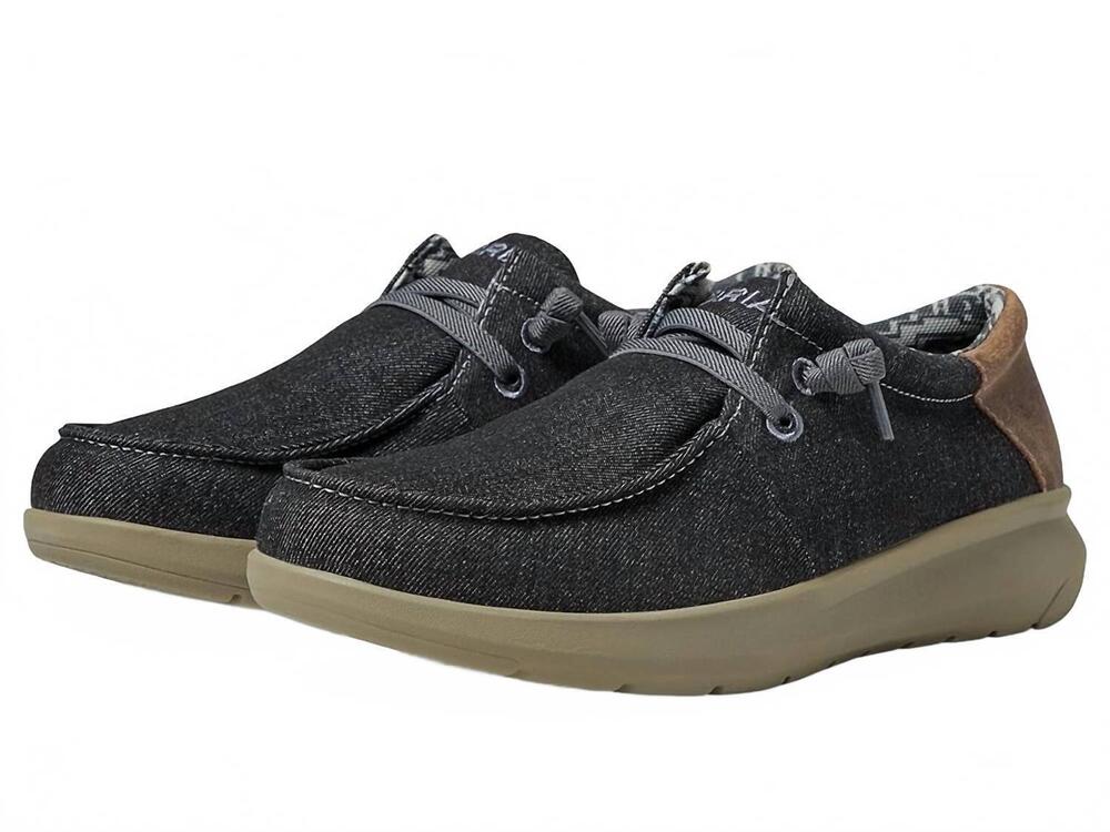 NEW ARIAT men's hilo stretch lace shoe in navy